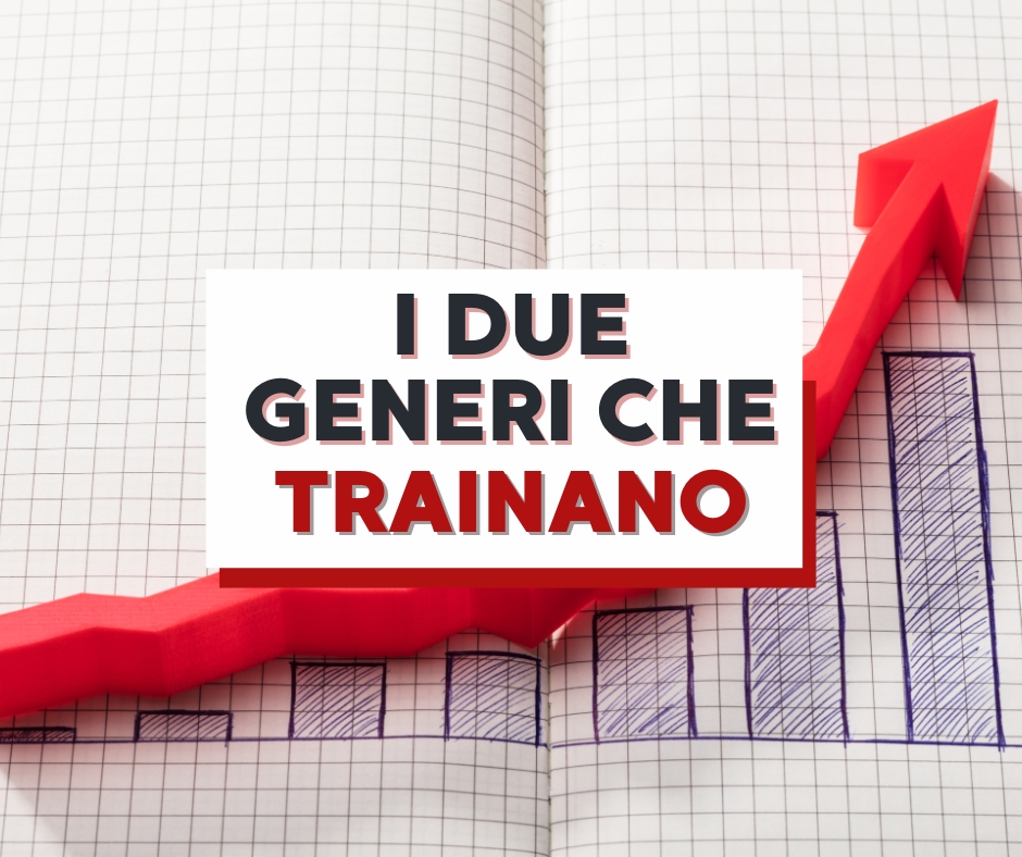 I due generi che trainano l’editoria